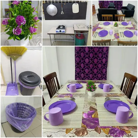Pd Laguna Homestay Blue & Purple Port Dickson Exterior photo
