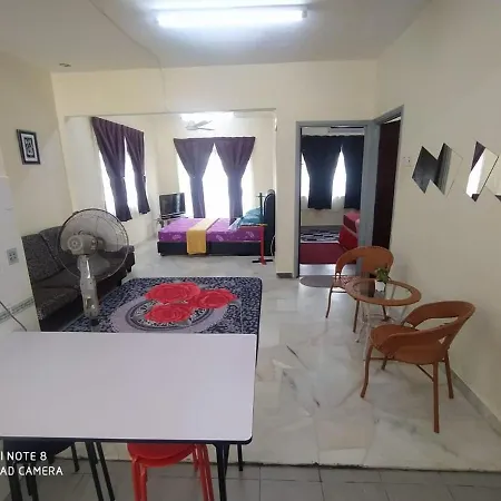 Pd Laguna Homestay Blue & Purple Port Dickson Exterior photo